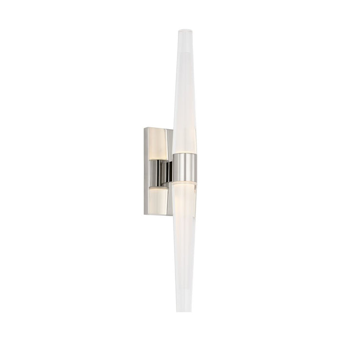 Visual Comfort Modern Sean Lavin Lassell 2 Lt 16" Sconce, PN/CRY - SLWS34427N