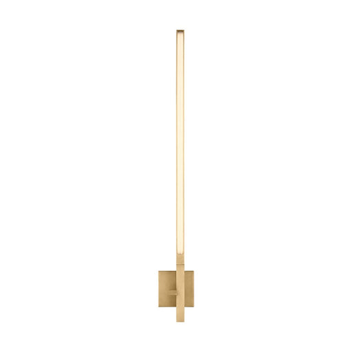 Visual Comfort Modern Cityscape Right 1Lt 4.5" Sconce, Brass - SLWS67927CCHAB
