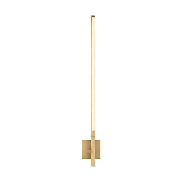 Visual Comfort Modern Cityscape Right 1Lt 4.5" Sconce, Brass - SLWS67927CCHAB