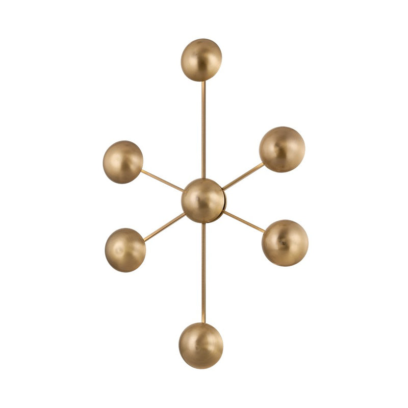 Troy Lighting Giovanni 6 Light Wall Sconce, Patina Brass - B1035-PBR