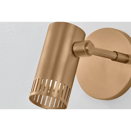 Troy Lighting Arrow 1 Light Wall Sconce, Patina Brass