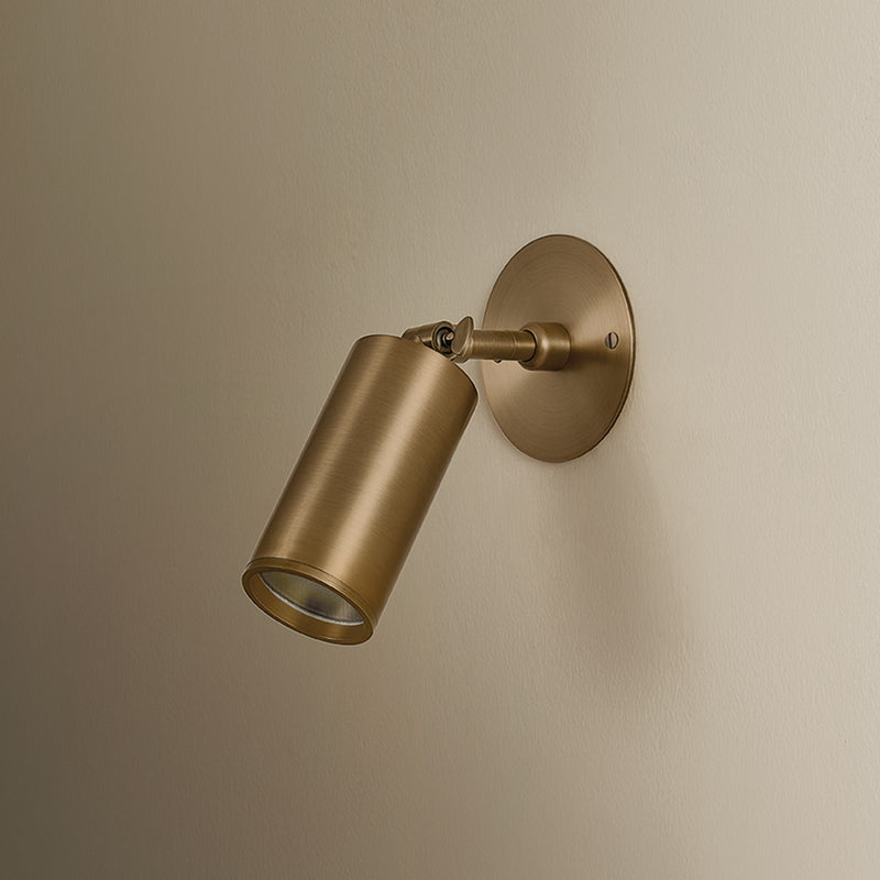 Troy Lighting Caleb 1 Light 8.8"H Wall Sconce, Patina Brass/Solite