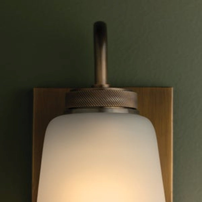 Troy Lighting Gulliver 1Lt Wall Sconce, Patina Brass/Clear Etched