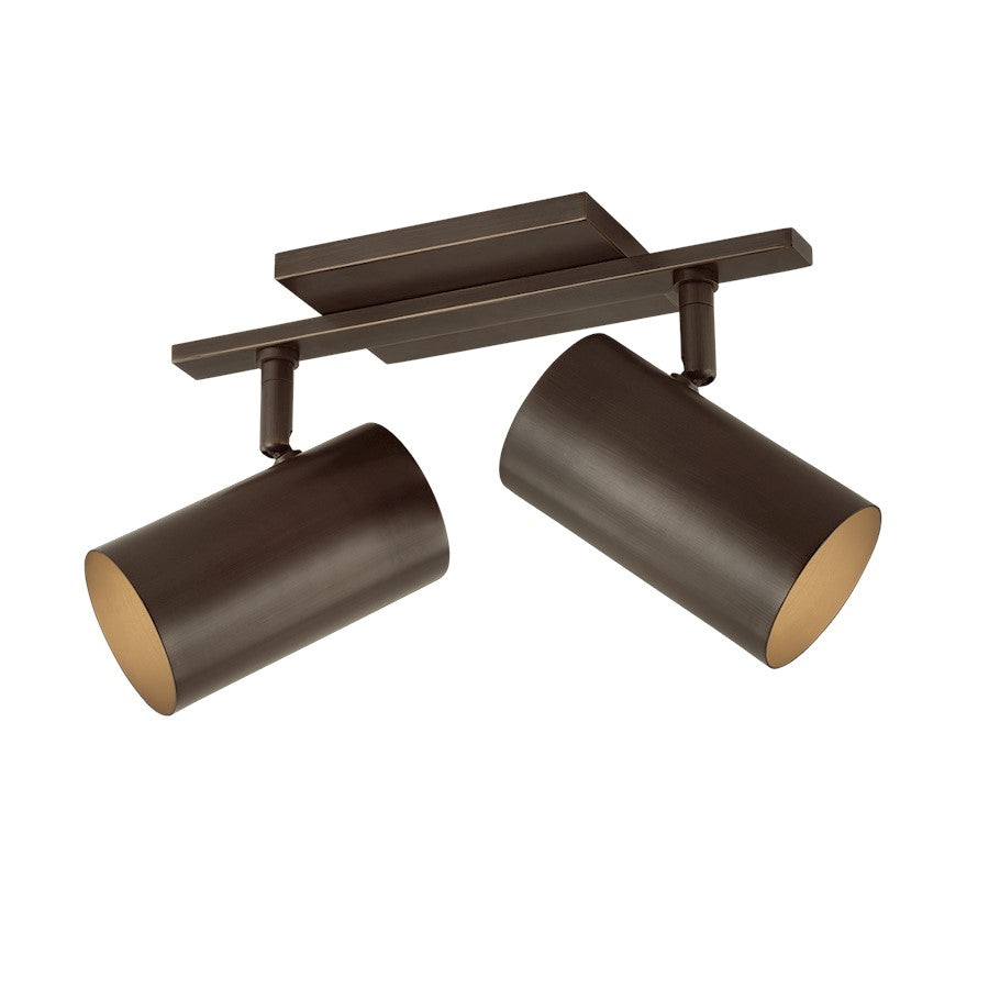 Troy Lighting Rueben 2Lt Bath and Vanity, Patina Brass/Patina Brass - B1906-PBR