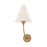 Troy Lighting Evermore 1Lt Wall Sconce, Patina Brass/Off White Linen - B1920-PBR