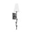 Troy Lighting Elwyn 1 Light Wall Sconce, Black Iron/Off White Linen - B1925-BI