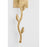 Troy Lighting Elwyn 1 Light Wall Sconce, Gold Leaf/Off White Linen - B1925-VGL