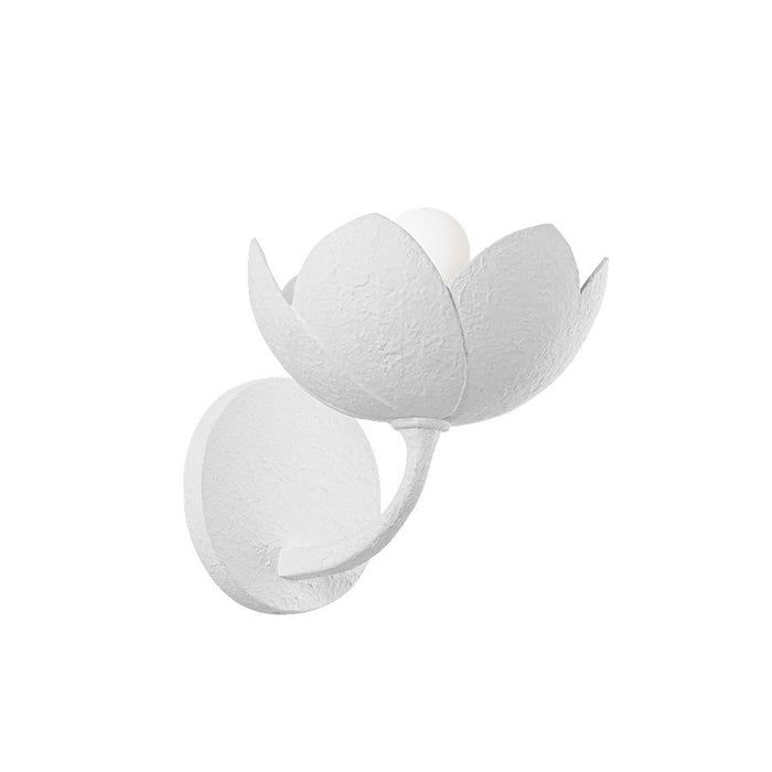 Troy Lighting Arcata 1 Light Wall Sconce, Gesso White - B2008-GSW