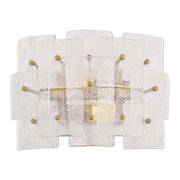 Troy Lighting Jacik 2 Light Wall Sconce, Vintage Gold Leaf/Candy