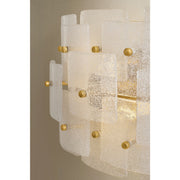 Troy Lighting Jacik 2 Light Wall Sconce, Vintage Gold Leaf/Candy