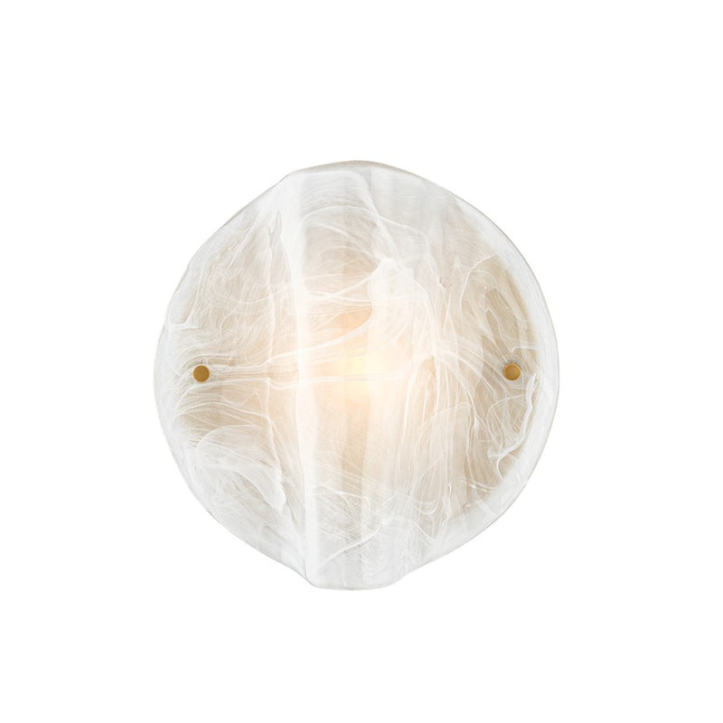 Troy Lighting Dale 1 Light Wall Sconce, Patina Brass/Piastre - B2410-PBR