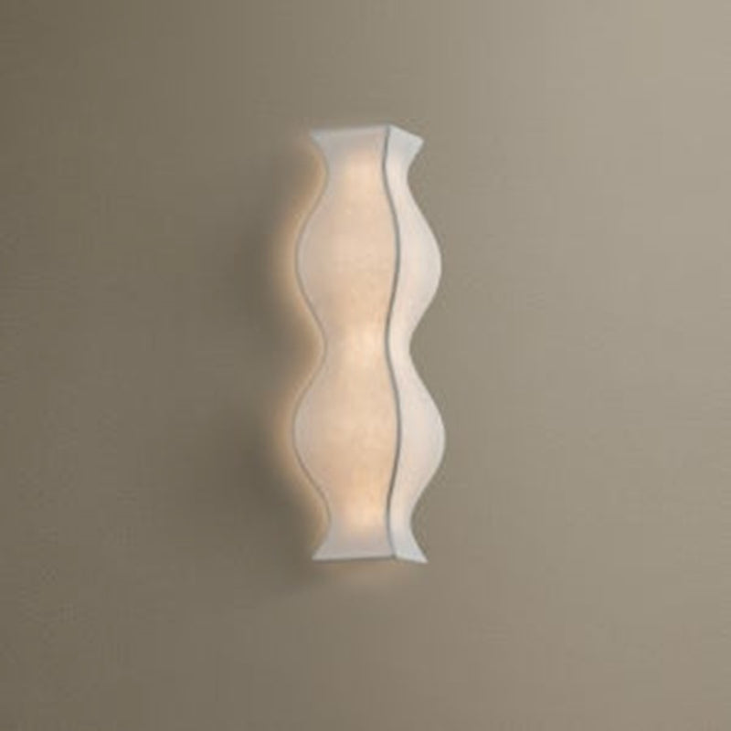 Troy Lighting Brisa 1Lt 17" Wall Sconce, Soft White/Natural Paper