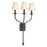 Troy Lighting La Brea 3 Light Wall Sconce, French Iron - B2483-TRN