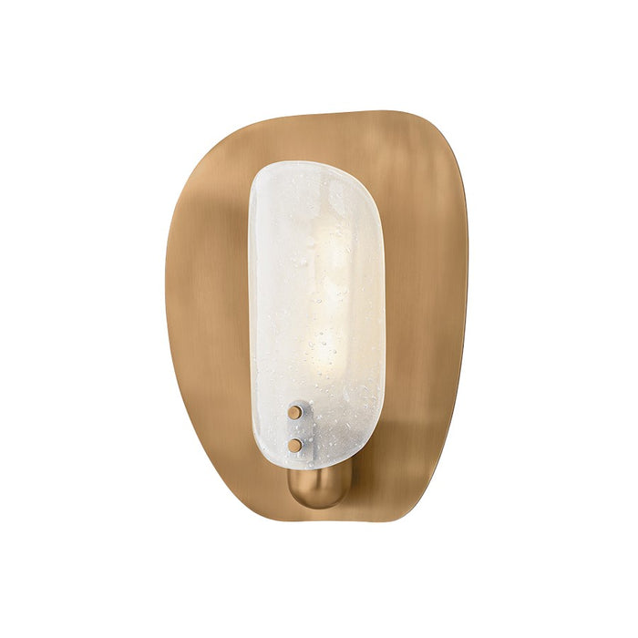 Troy Lighting Adler 1 Light Wall Sconce, Patina Brass/Sprite - B2513-PBR