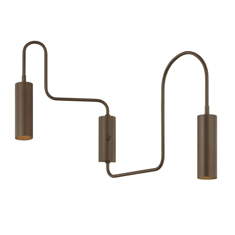 Troy Lighting Lark 2 Light Wall Sconce, Patina Brass - B3220-PBR