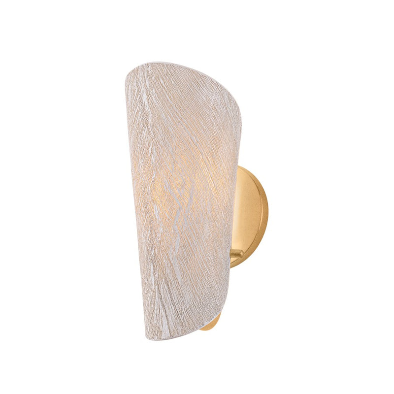 Troy Lighting Ken 1 Light Wall Sconce, Vintage Gold Leaf - B3412-VGL