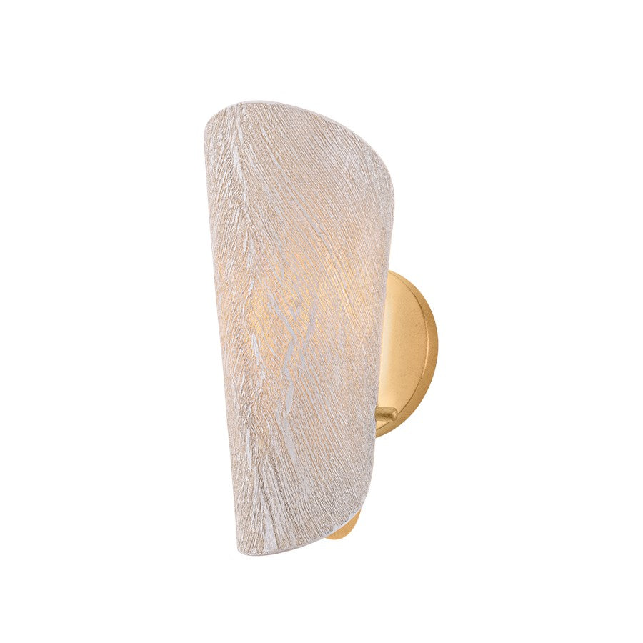 Troy Lighting Ken 1 Light Wall Sconce, Vintage Gold Leaf - B3412-VGL