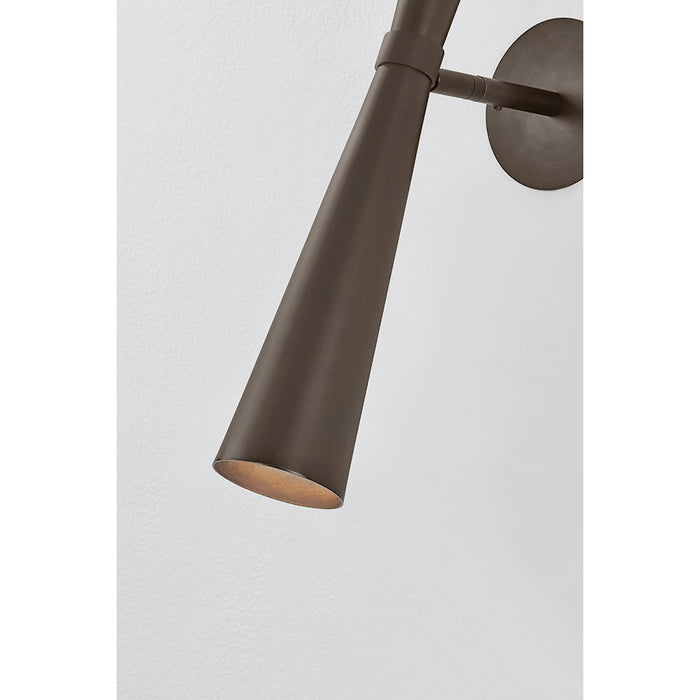 Troy Lighting Dieter 1 Light Wall Sconce, Bronze