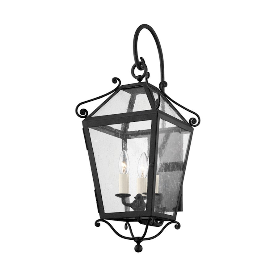 Troy Lighting Santa Barbara County Exterior Sconce, Iron
