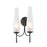 Troy Lighting Legacy 2Lt Wall Sconce, Forged Iron/Clear Etched - B4218-FOR