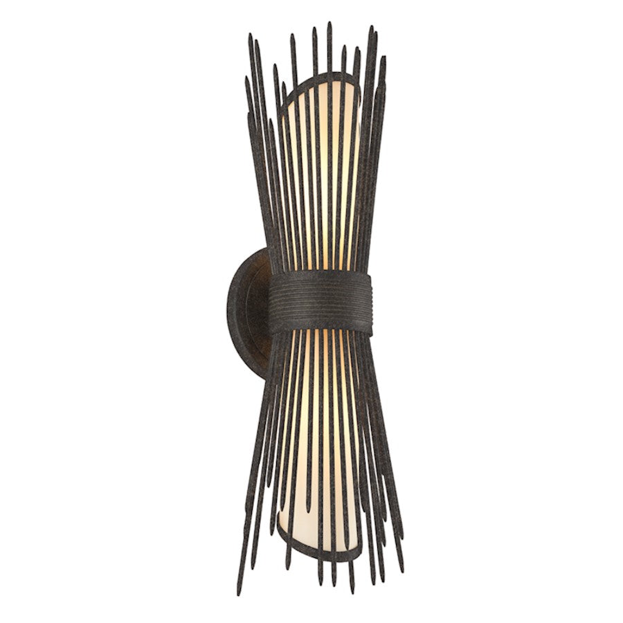 Troy Lighting Blink 2Lt Wall Sconce, French Iron/Provence