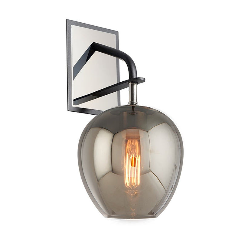 Troy Lighting Odyssey 1 Light Wall Sconce, Black/Nickel/Plated - B4291-TBK-PN