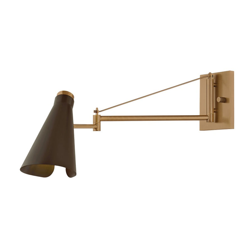 Troy Lighting Andersen 1Lt Wall Sconce, Brass/Bronze/Bronze - B4314-PBR-BRZ