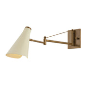 Troy Lighting Andersen 1Lt 14"H Wall Sconce, Brass/Brass
