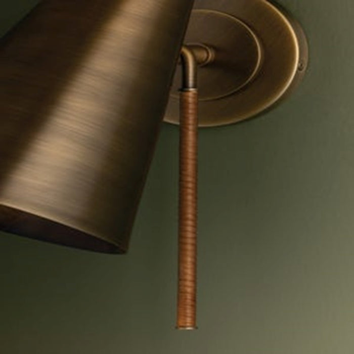 Troy Lighting Kobe 1Lt Wall Sconce, Patina Brass