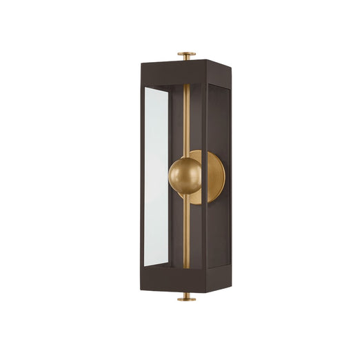 Troy Lighting Garvey 1Lt 6" Wall Sconce, Textured Bronze/Clear - B4921-TBZ-PBR