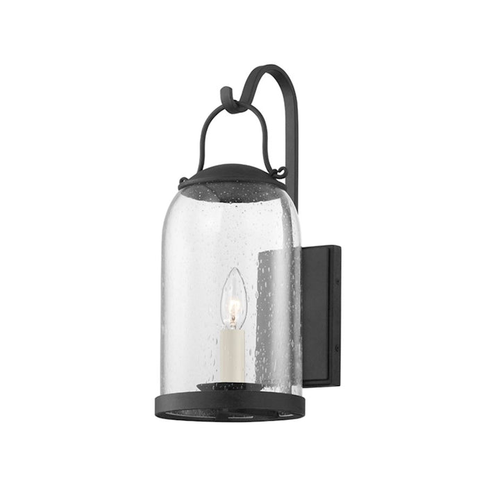Troy Lighting Napa County Exterior Sconce, Iron/Clear
