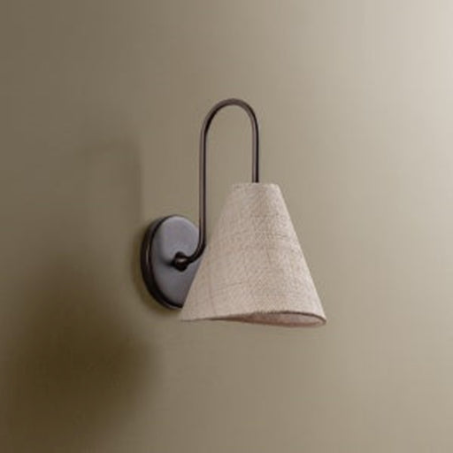 Troy Lighting Candler 1Lt Wall Sconce, Bronze Leaf/Saguran