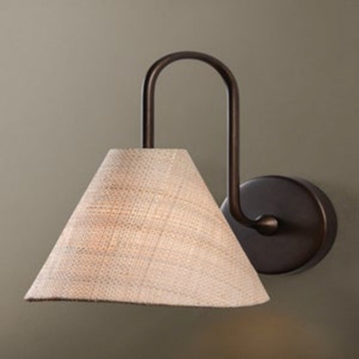 Troy Lighting Candler 1Lt Wall Sconce, Bronze Leaf/Saguran