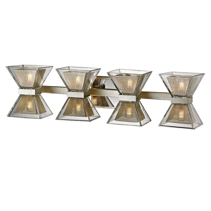 Troy Lighting Expression 8 Light Bath and Vanity, Silver Leaf - B5814-SL