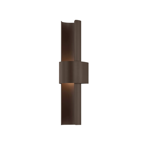 Troy Lighting Ossian 1Lt 20" Exterior Sconce, Bronze/Clear/Etched - B6420-BRZ