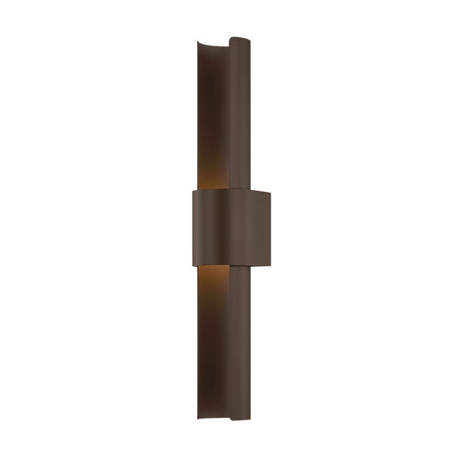 Troy Lighting Ossian 1Lt 28" Exterior Sconce, Bronze/Clear/Etched - B6428-BRZ