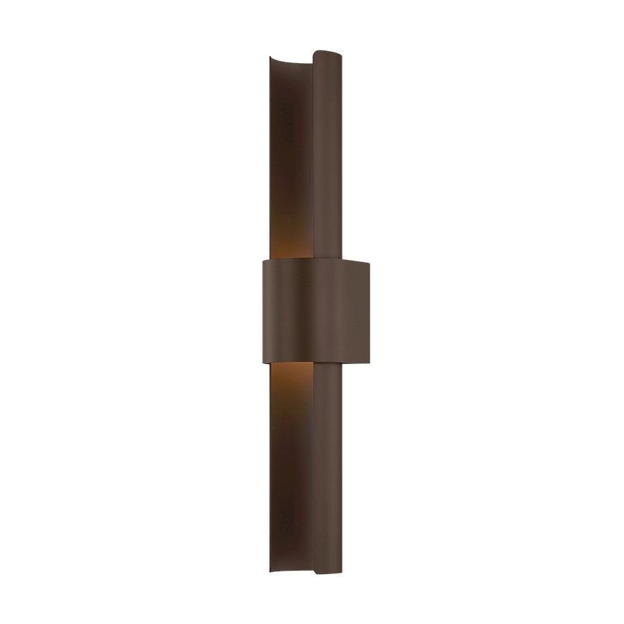 Troy Lighting Ossian 1Lt 28" Exterior Sconce, Bronze/Clear/Etched - B6428-BRZ