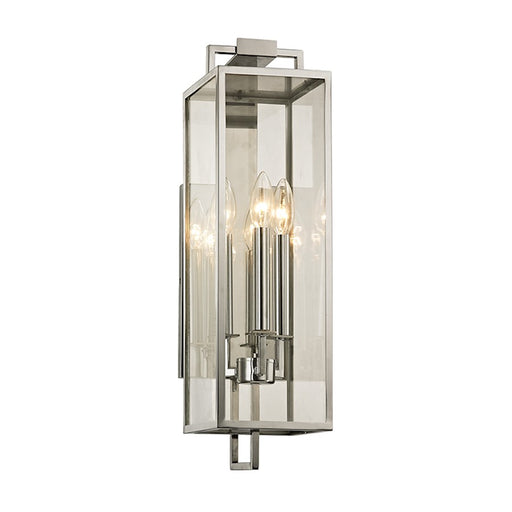 Troy Lighting Beckham 3Lt Outdoor Wall Sconce, Stainless Steel - B6532-SS