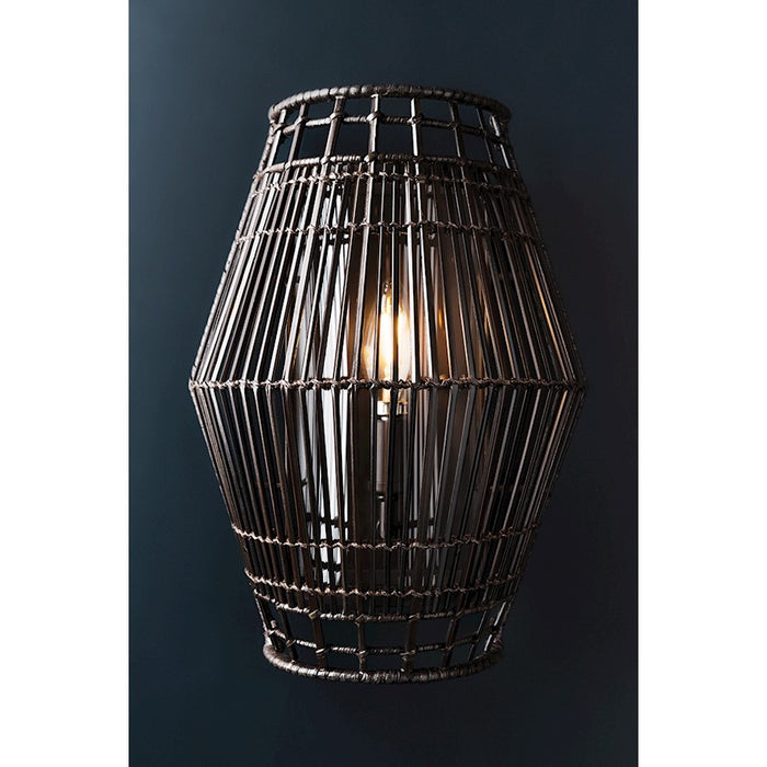 Troy Lighting Hunters Point 1 Light Wall Sconce, Espresso
