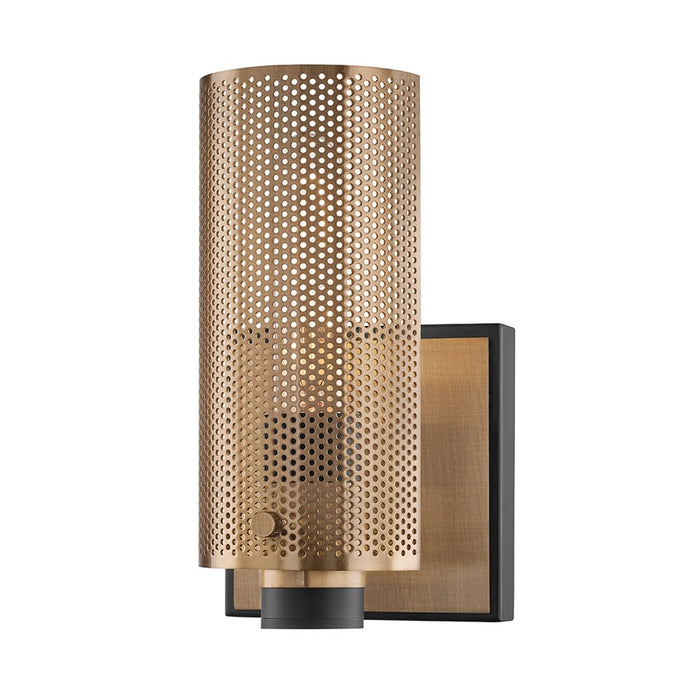 Troy Lighting Pilsen 1Lt Wall Sconce, Bronze/Brass/Plated Brass - B6871-SFB-PBR