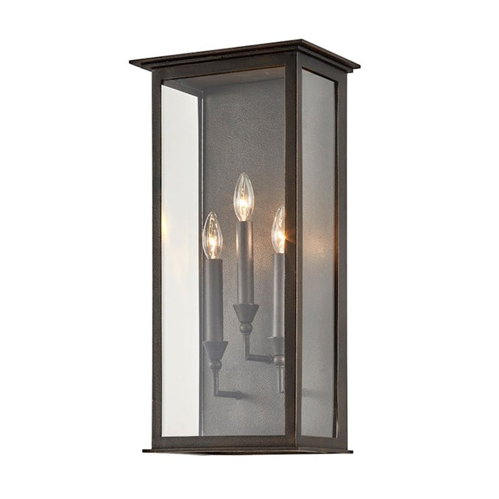 Troy Lighting Chauncey Wall Sconce, Vintage Bronze/Clear