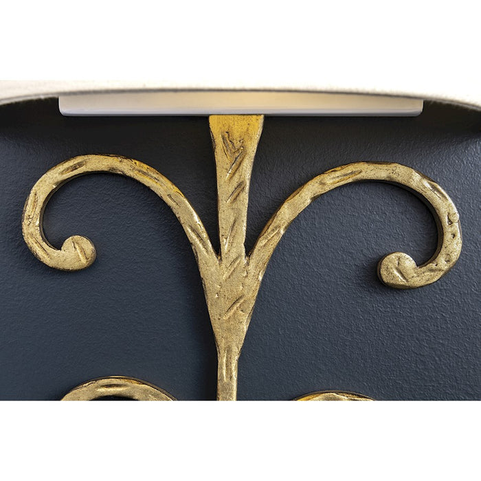 Troy Lighting Crawford 2 Light Wall Sconce, Crawford Gold