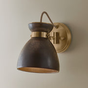 Troy Lighting Allston 1 Light Wall Sconce, Patina Brass