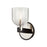 Troy Lighting Munich 1 Light Bath Vanity, Textured Black - B7711-TBK-PN