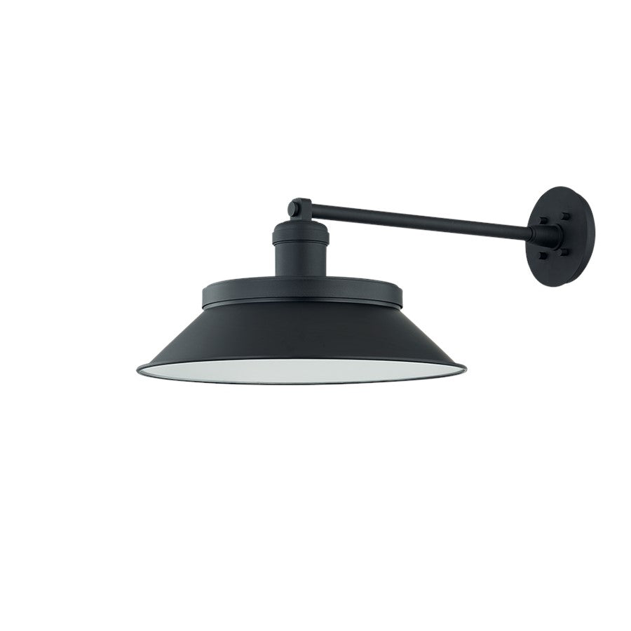 Troy Lighting Kaspars 1Lt 11" Wall Sconce, Black/Soft Black - B7911-TBK-SBK