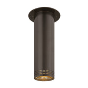 Troy Lighting Berg 1 Light 10"H Flush Mount, Bronze