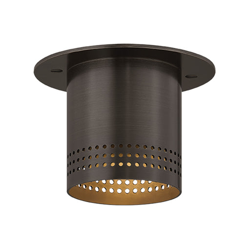 Troy Lighting Berg 1 Light 3.3"H Flush Mount, Bronze