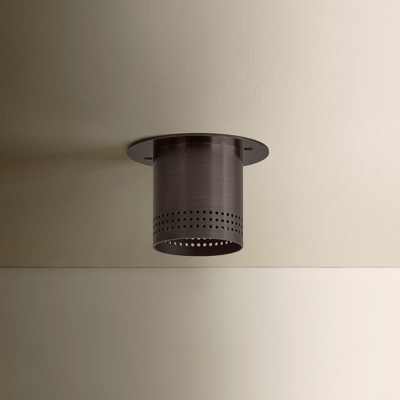 Troy Lighting Berg 1 Light 3.3"H Flush Mount, Bronze