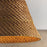 Troy Lighting Menifee 1Lt Flush Mount, Brass/Natural Wicker