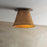 Troy Lighting Menifee 1Lt Flush Mount, Brass/Natural Wicker